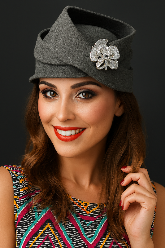 Delizioso cappello cloche anni ‘20 rivisitato da stilista