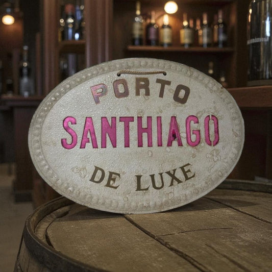 Insegna da locanda Vino Porto Santhiago Deluxe anni ‘50