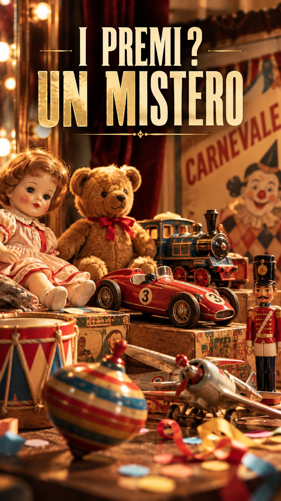 MEMORABILIA 1954 cartonato lotteria di Carnevale al SuperCinema Campana