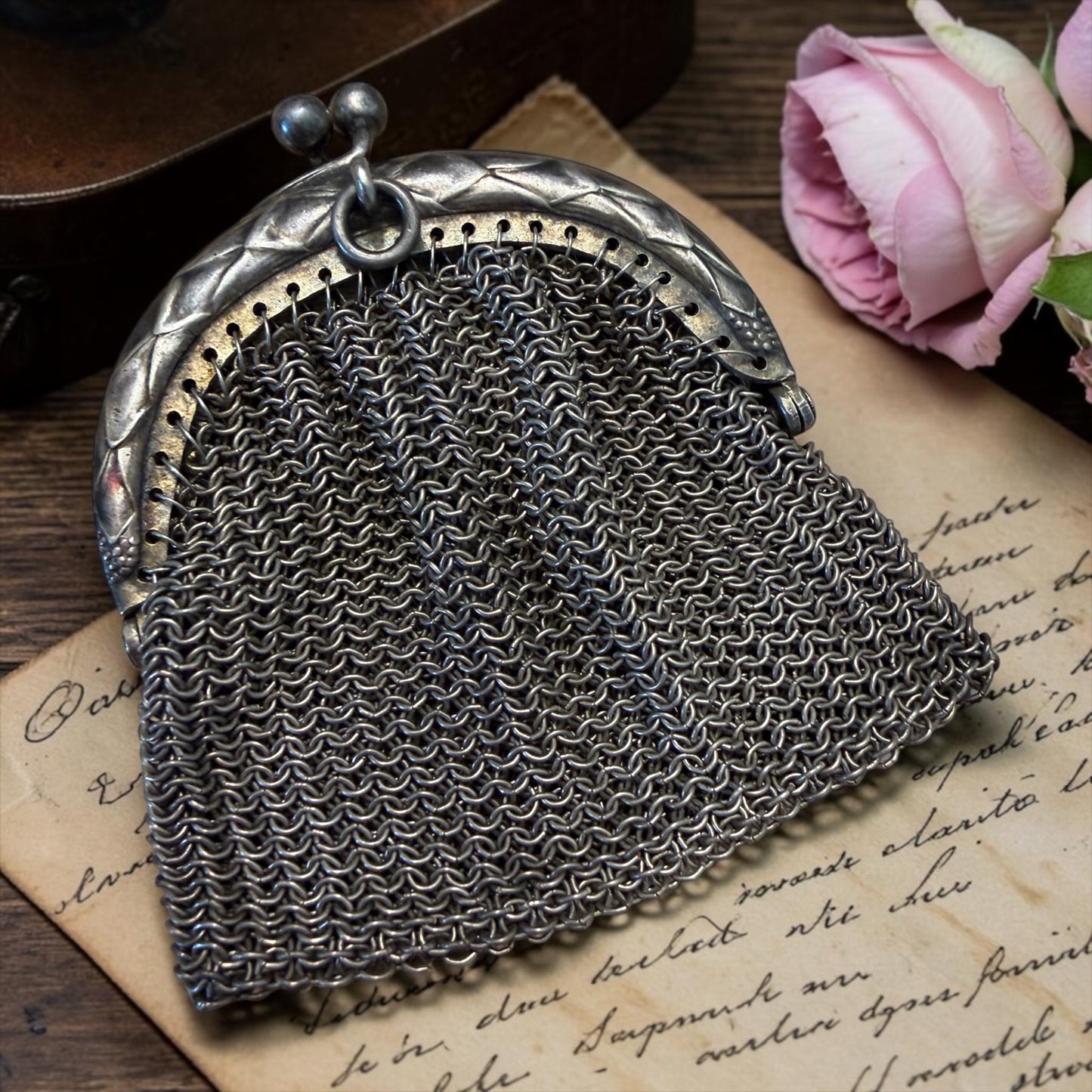 Coin purse da chatelaine Liberty, porta monete gioiello primo ‘900