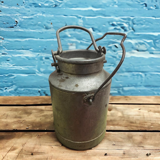 Antique milk can