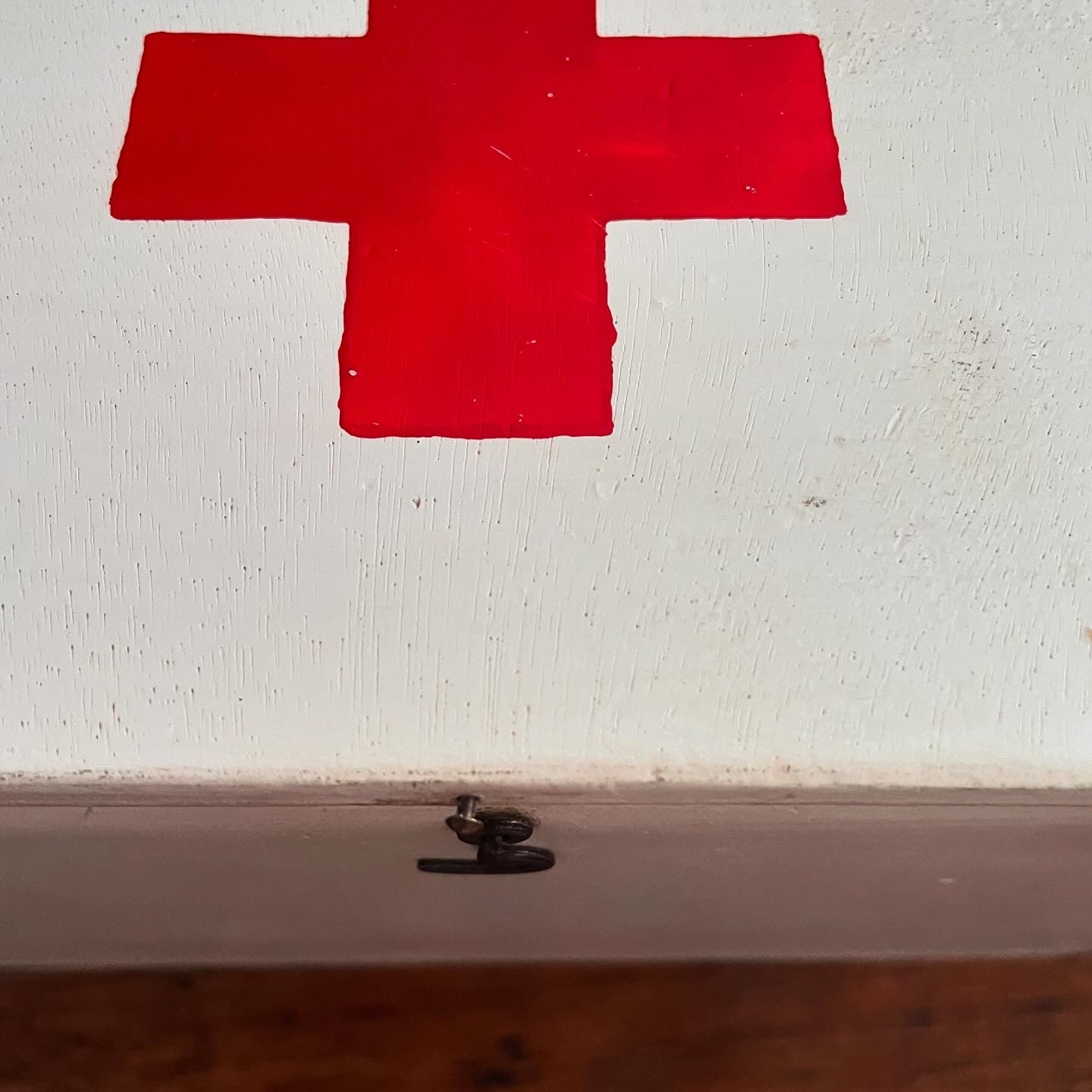 Old first aid medical box