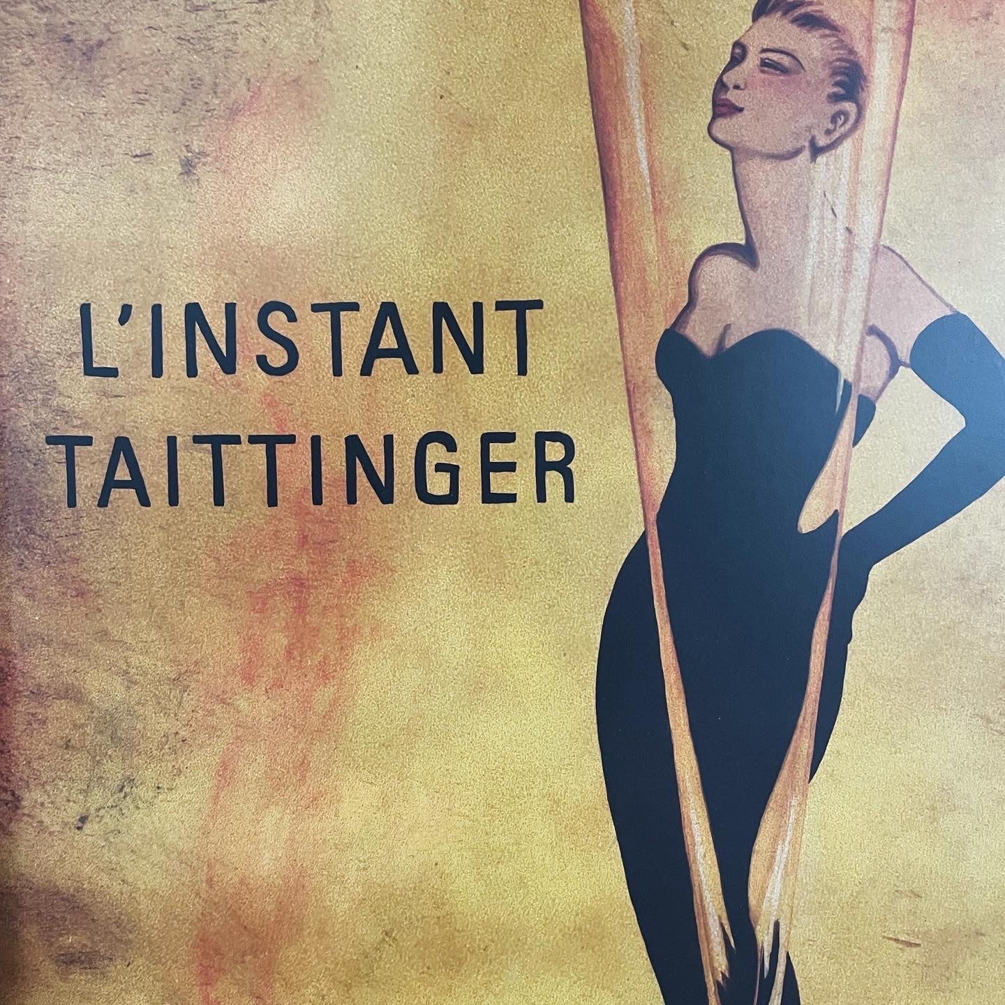 Champagne Taittinger advertising picture