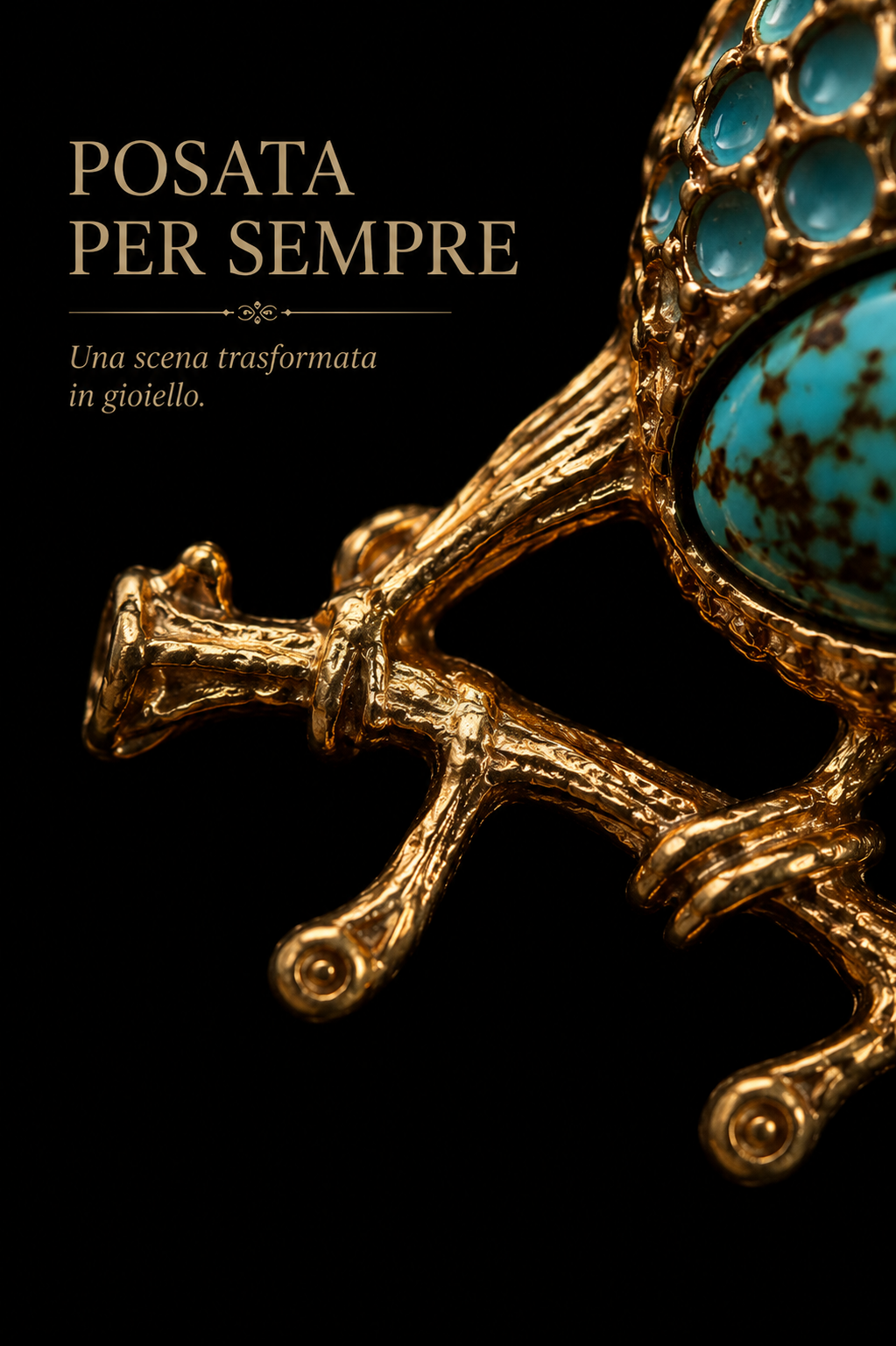 Spilla animalier 70s della maison francese Auriège a guisa di delizioso uccellino