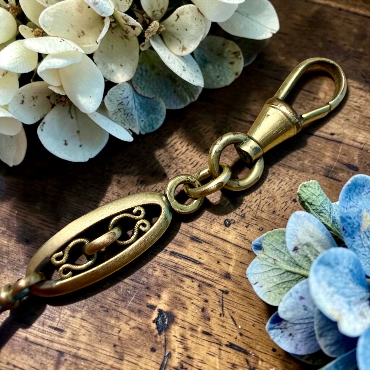 Antica catena da panciotto Albert Chain laminata oro FIX anni ‘20