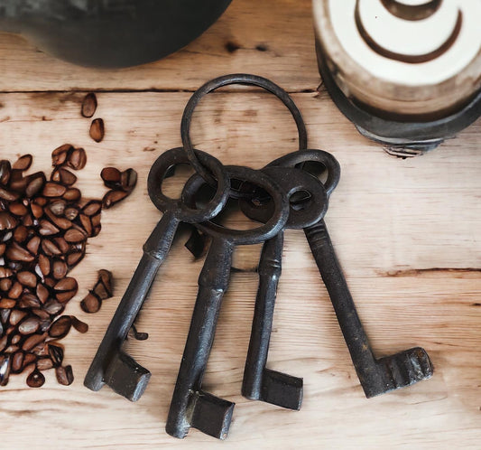 Bunch of large decorative keys