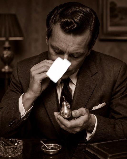 Snuff box in argento ca anni ‘30 fitomorfa a guisa di pera