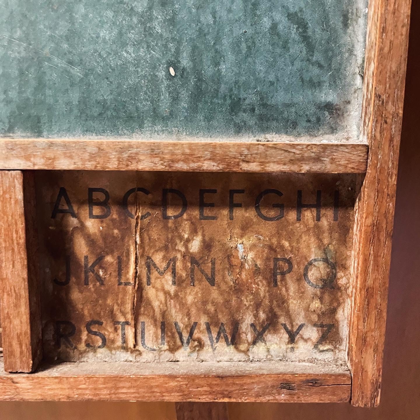 Blackboard with abacus from the 30s