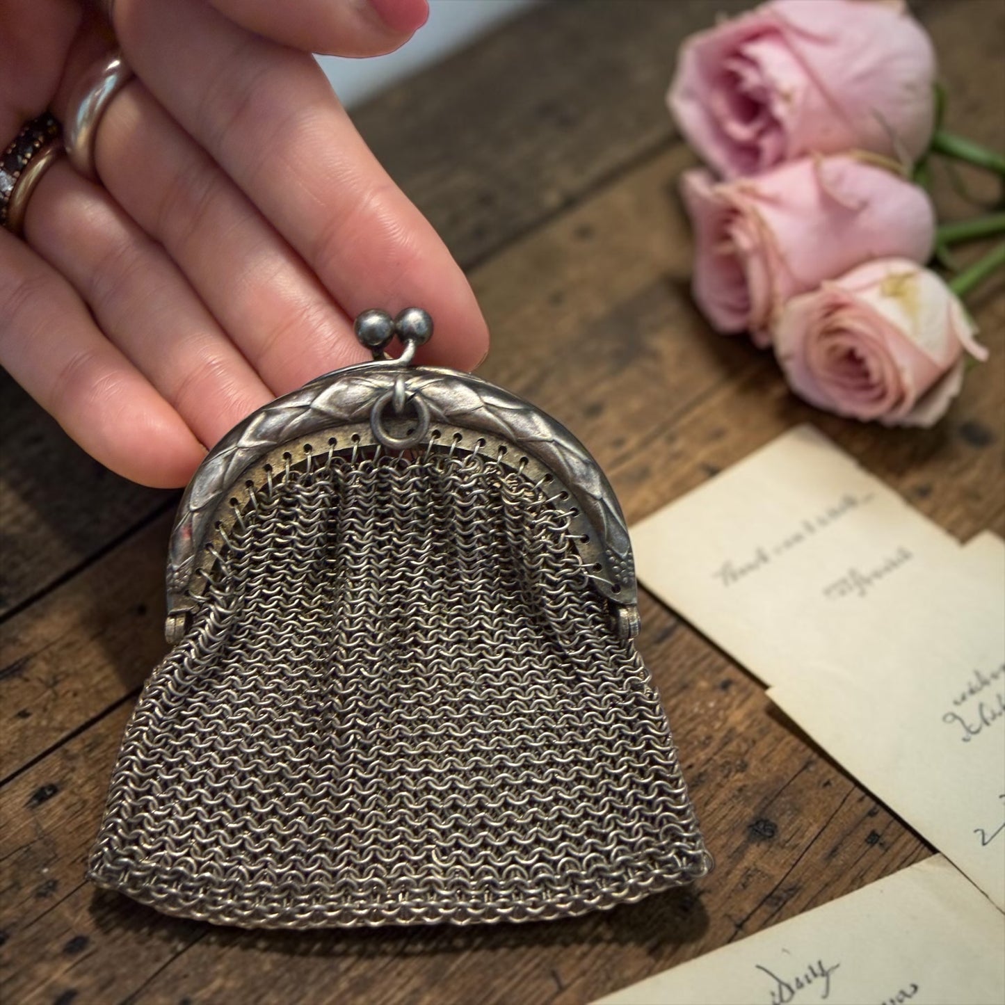 Coin purse da chatelaine Liberty, porta monete gioiello primo ‘900