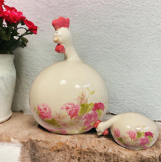 Provencal chicken ceramics