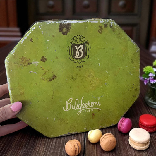 Scatola latta dolci Bulgheroni Varese anni ‘50