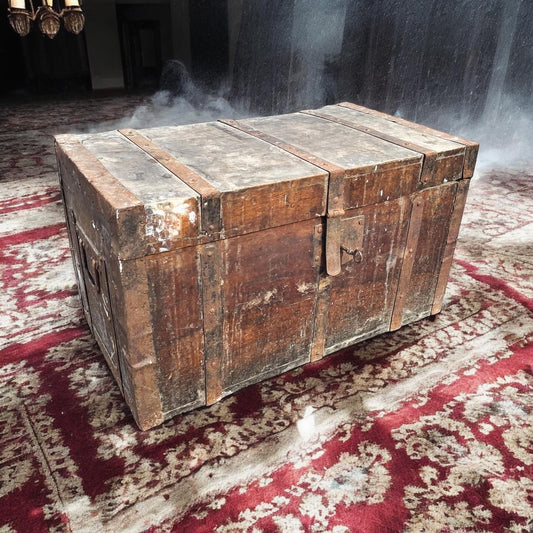 Large 1900's travel trunk