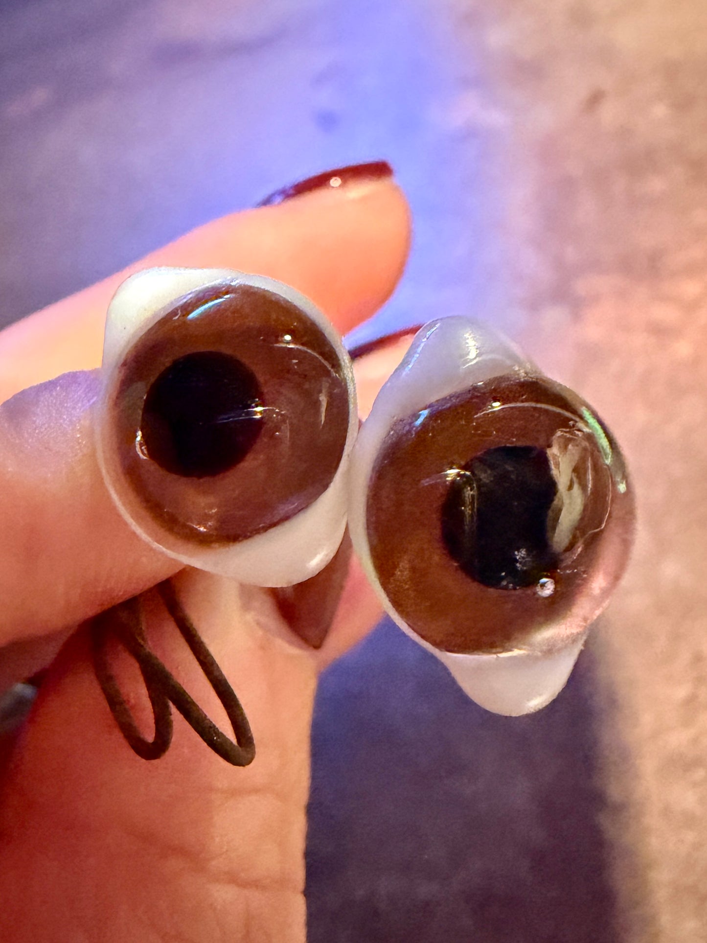 Set occhi di vetro per bambole e pupazzi, anni ‘20 - ‘30 da antico laboratorio