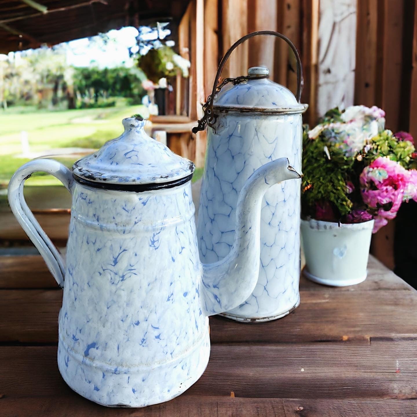 Milk jug and milk can