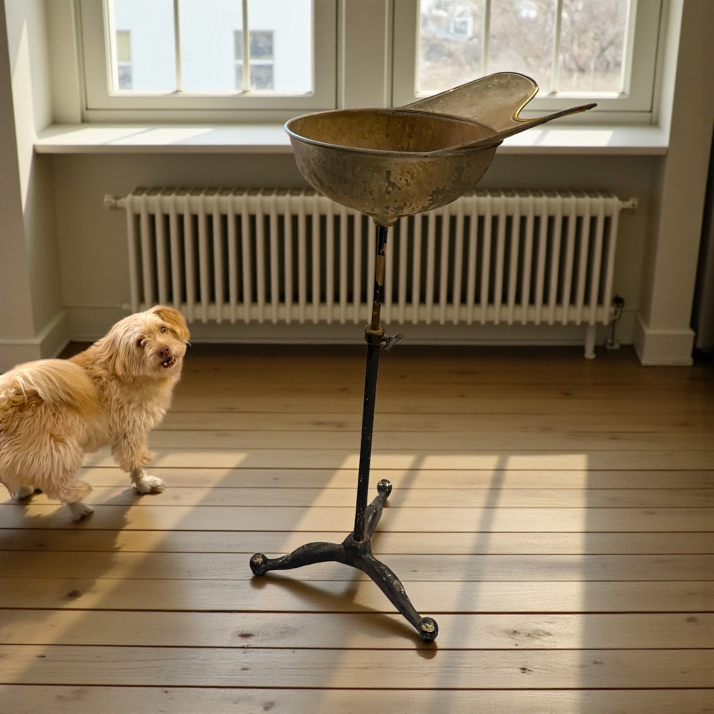 Antico lavatesta pezzo unico da salone barbiere d’epoca francese, anni ‘20 - ‘30