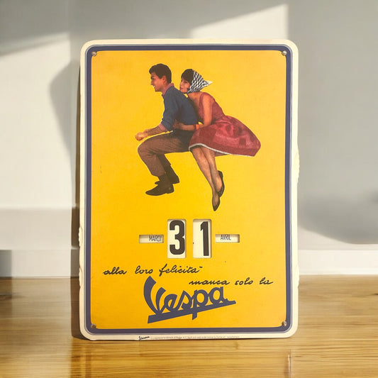 Calendario stile vintage Vespa originale