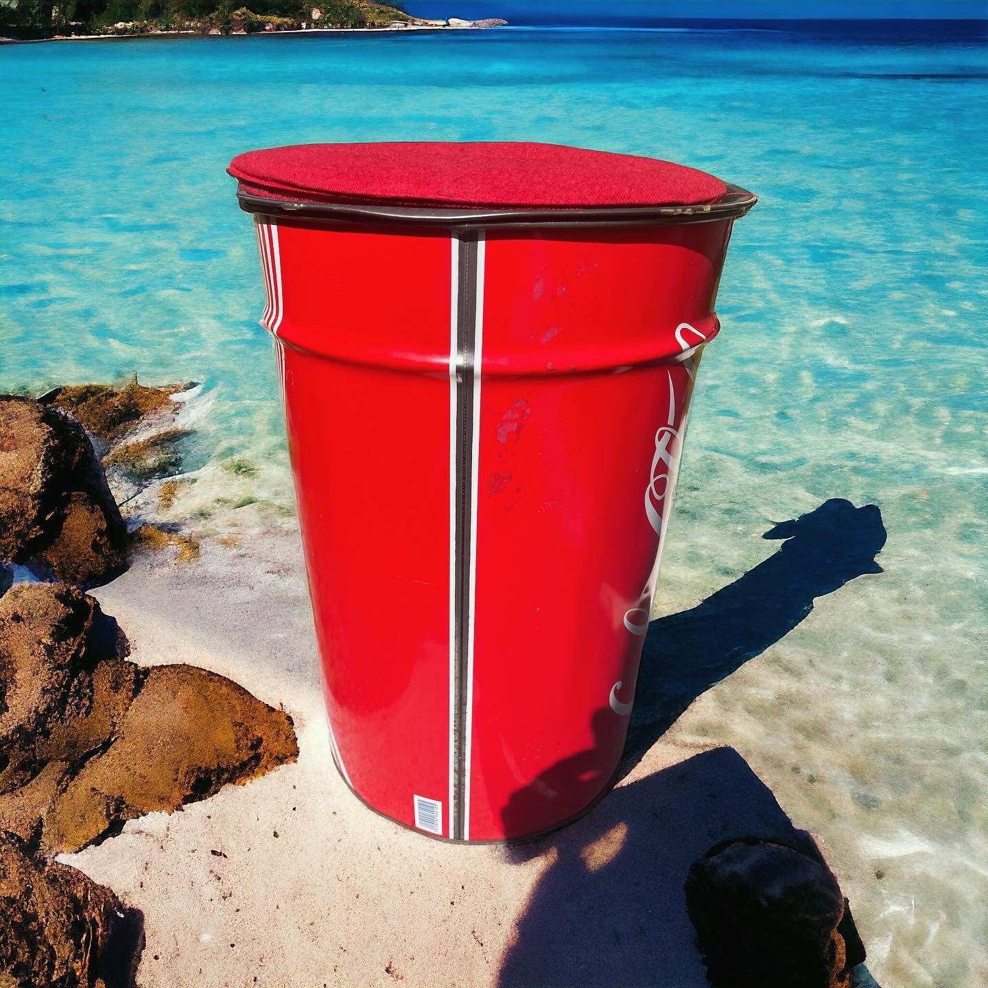 Coca Cola stool bin 90s