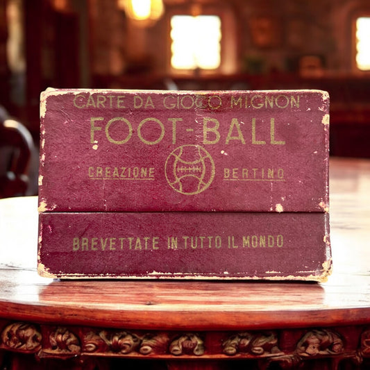 Gioco del Football, carte anni ‘50 completo, brevettato Bertino