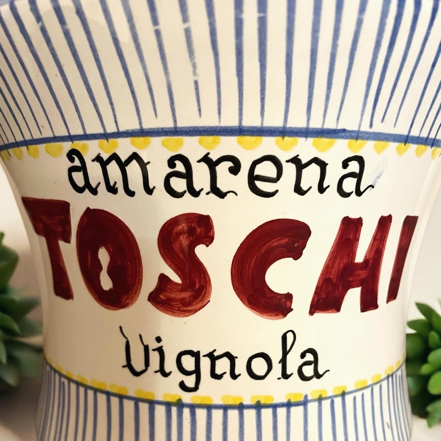 Vaso d’epoca Amarena Toschi Deruta