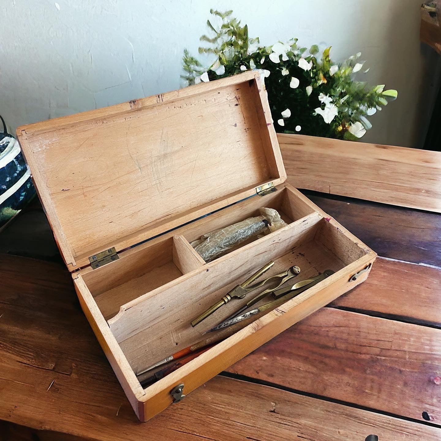 Antique drawing box ￼