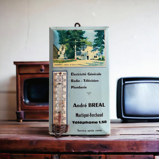 Radio television advertising thermometer