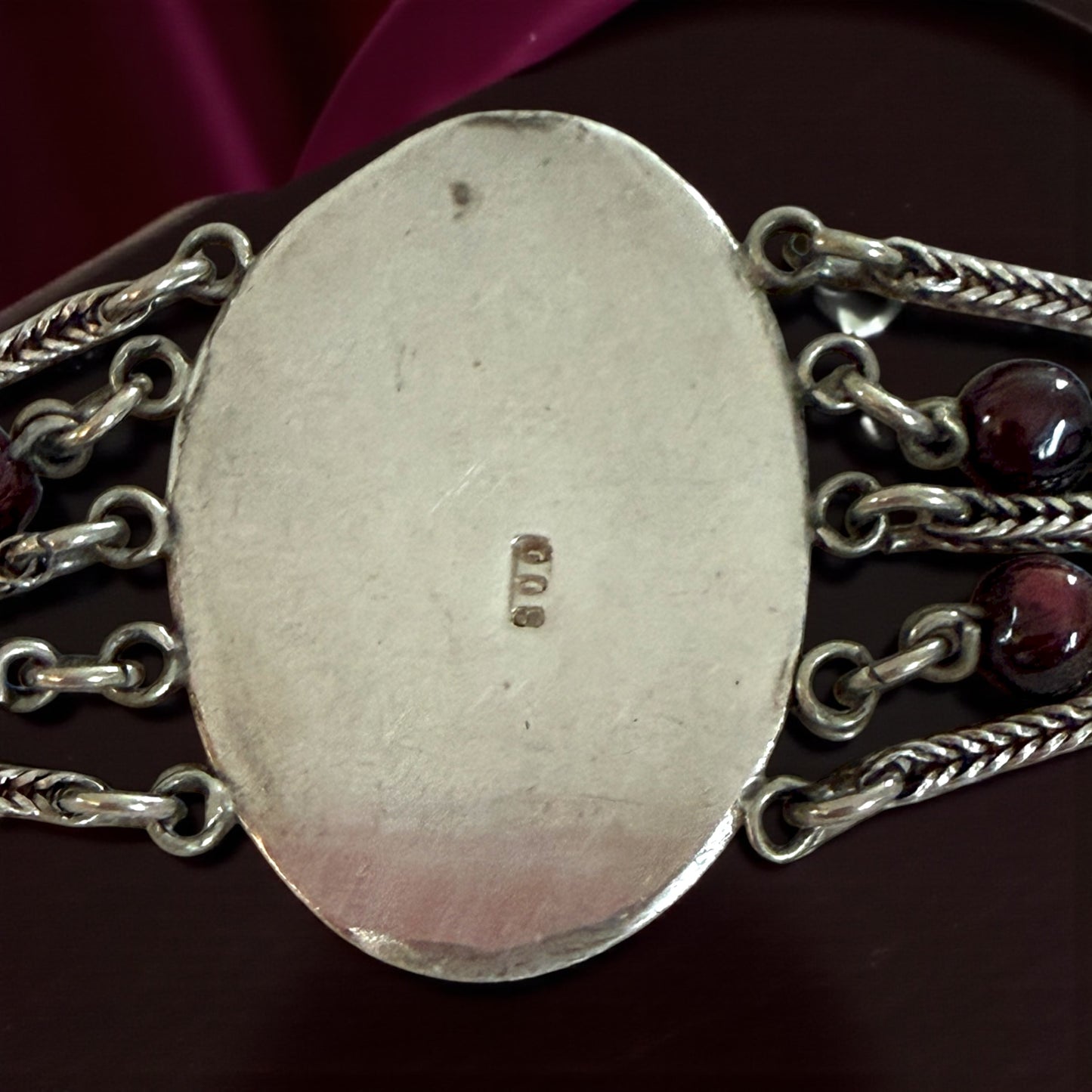 Bracciale anni ‘50 multi catena in argento ‘800