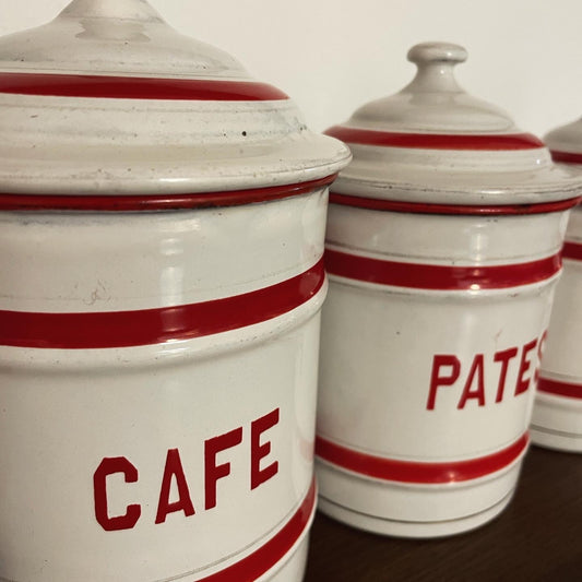 Enamelled vases from the 30s