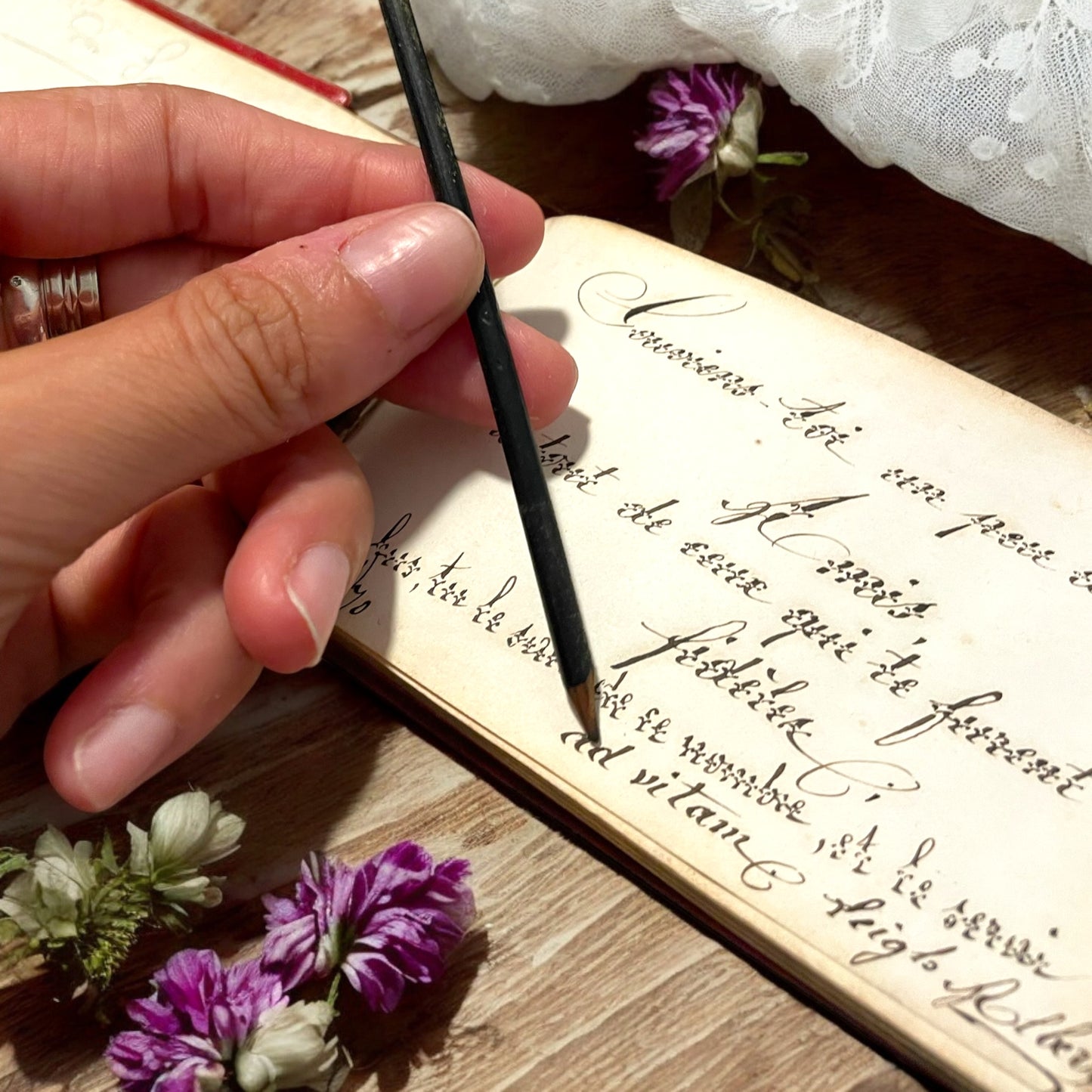 Libro d’amicizia oggetto sentimentale ottocentesco, taccuino madreperla