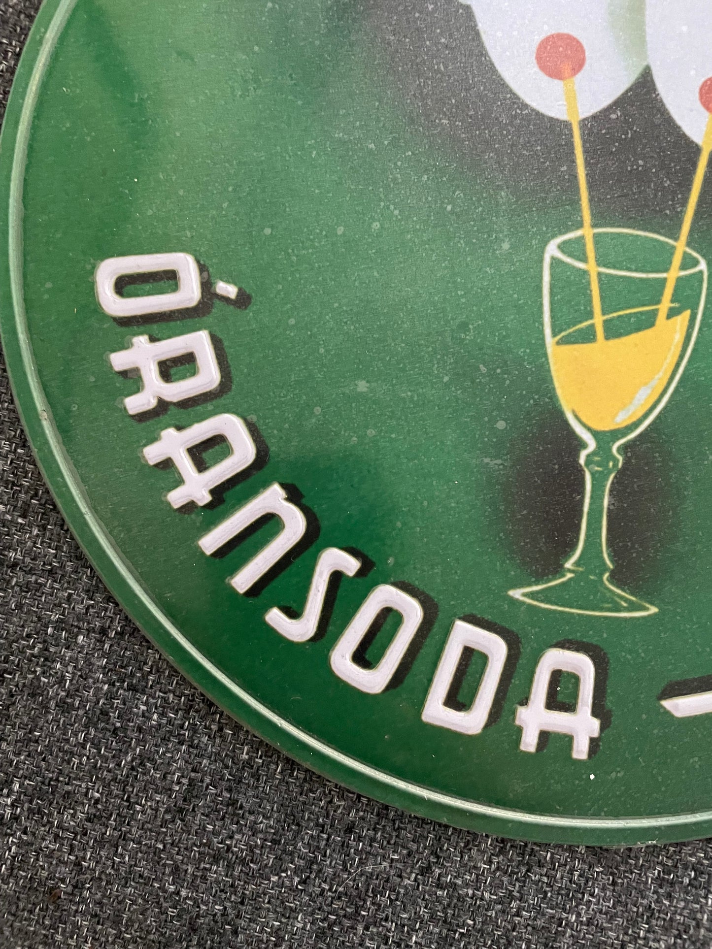 Lemonsoda Oransoda table sign