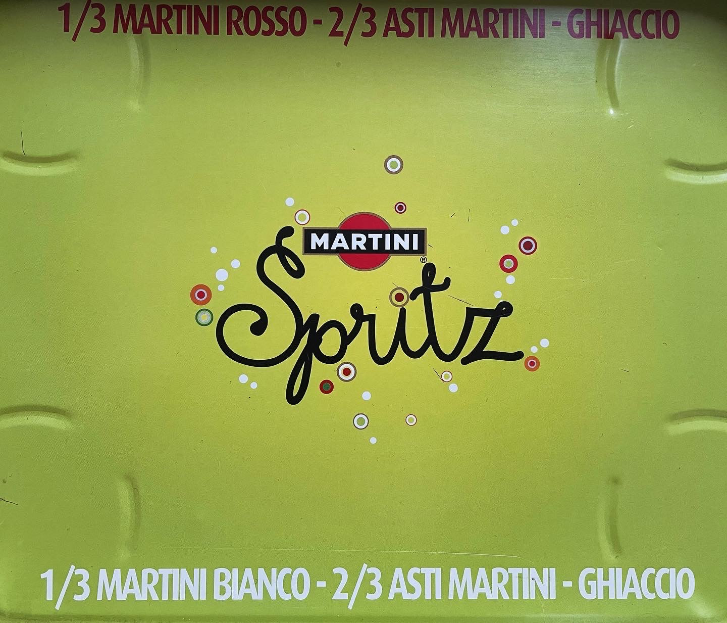 Vassoio Martini Spritz