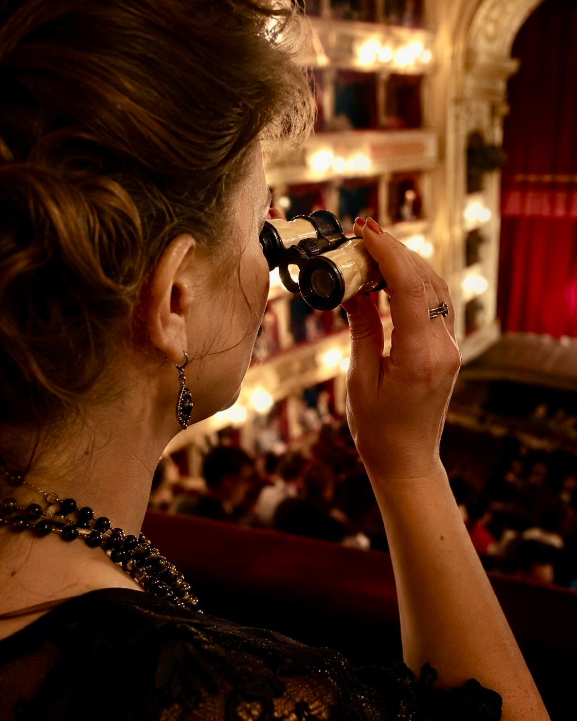 Binocolo da teatro opera glasses anni 10-20 belle époque