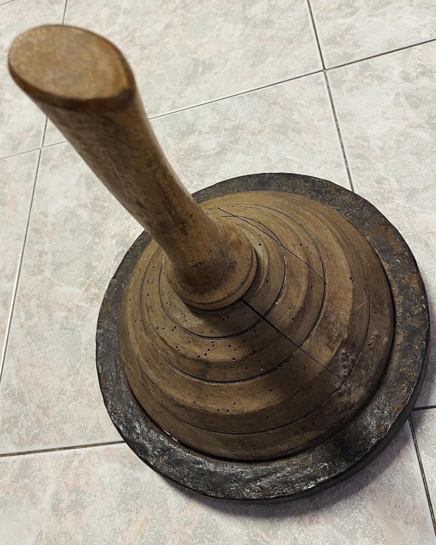 Antique curling stump 1900