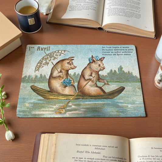 Collezione n. 6 cartoline Pesce d’Aprile francesi anni 30-40