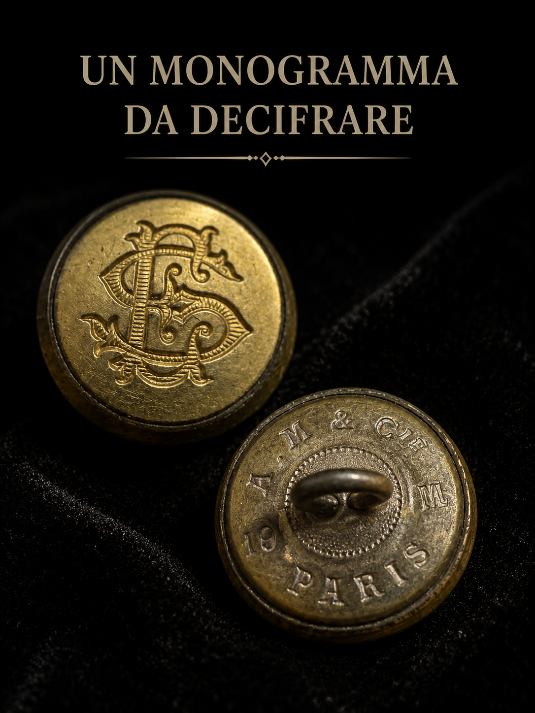 Scrigno scatola dei bottoni in legno laccato dipinto, con collezione da fine ‘800 a primi ‘900