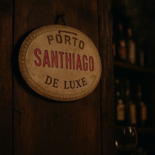 Insegna da locanda Vino Porto Santhiago Deluxe anni ‘50