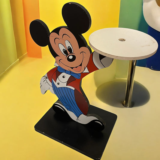 Servitore in legno Topolino cameriere pezzo raro, fine anni ‘80 originale Disney