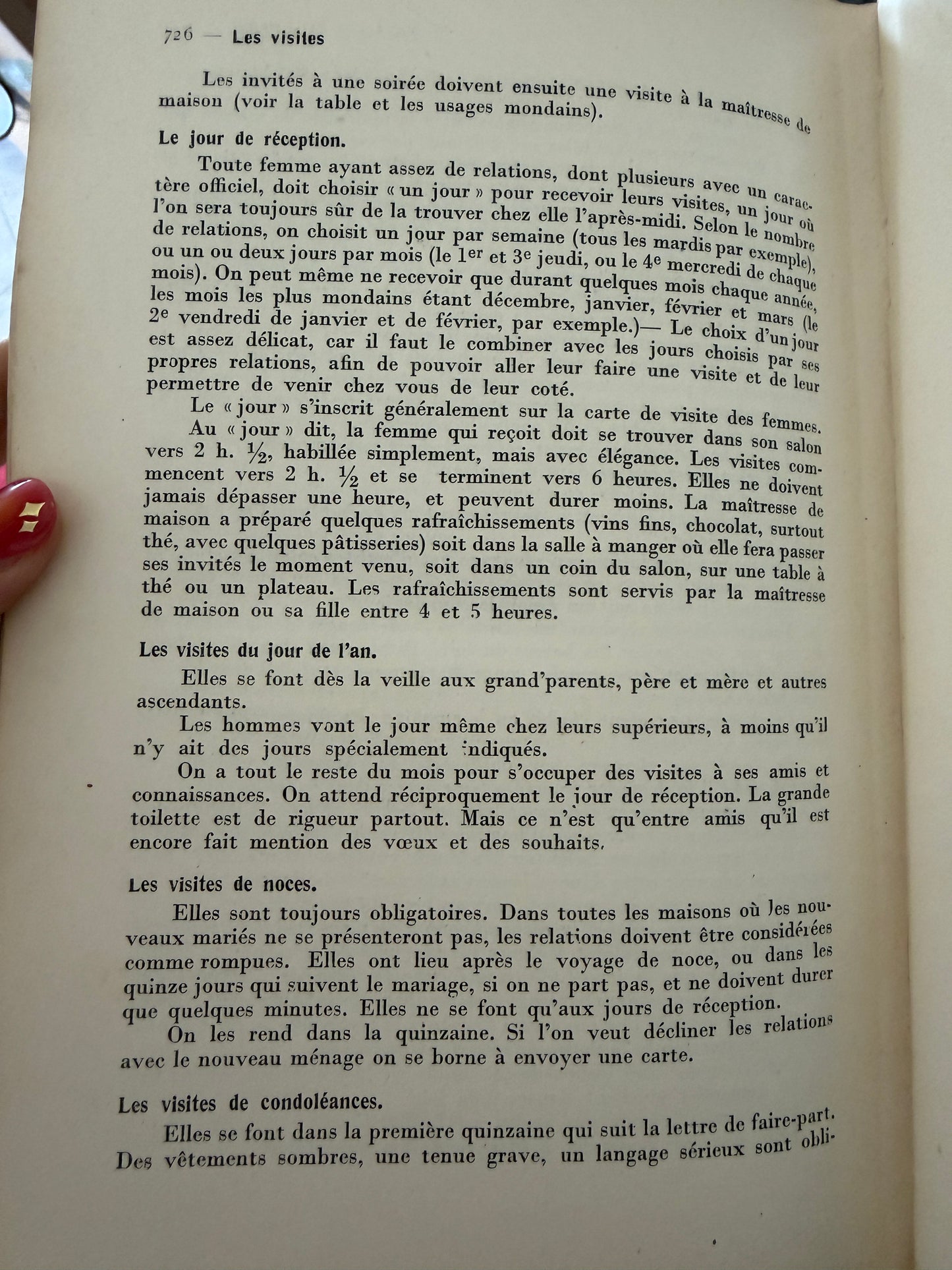 Libro antico sul management della Casa, 1928, illustrazioni in bianco e nero e planches a colori