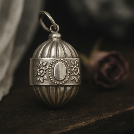 Antico sonaglio argento titolo 800