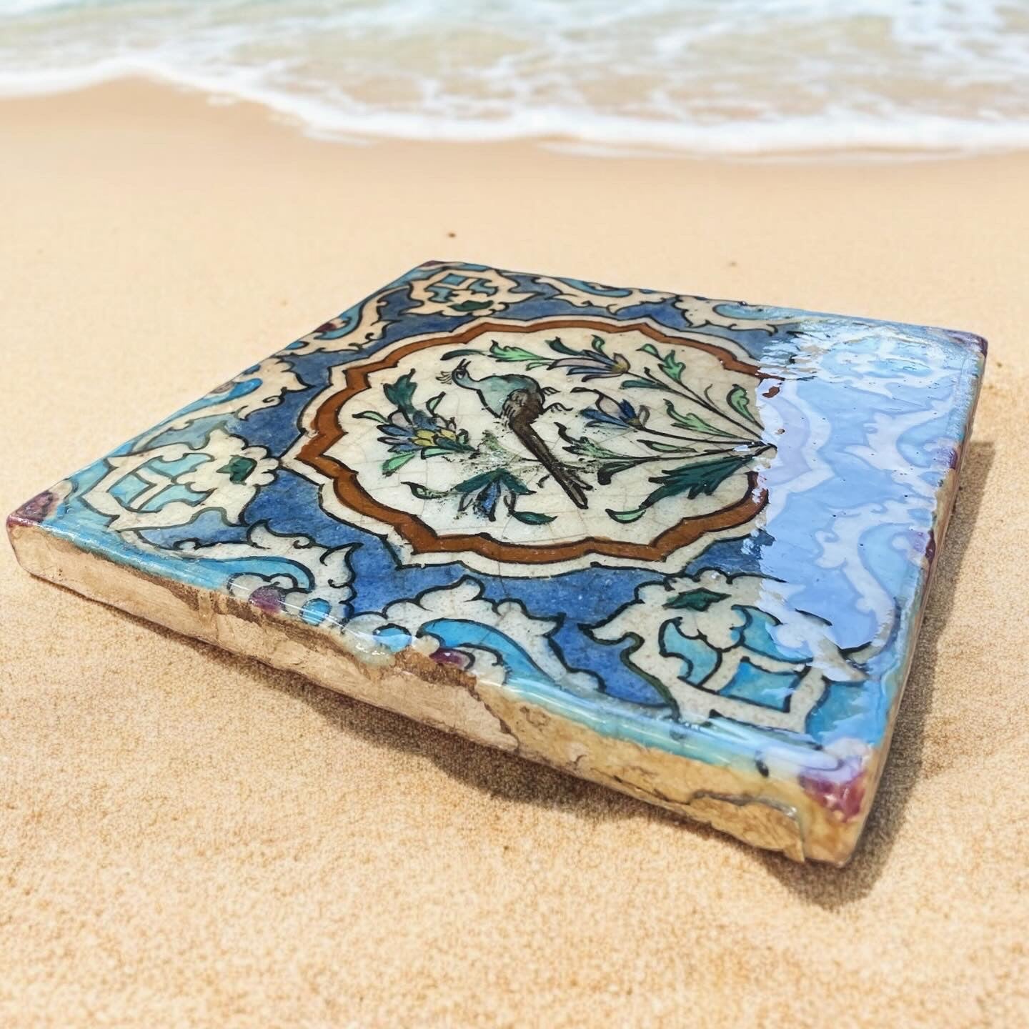 Majolica Middle Eastern Tile 19th Century