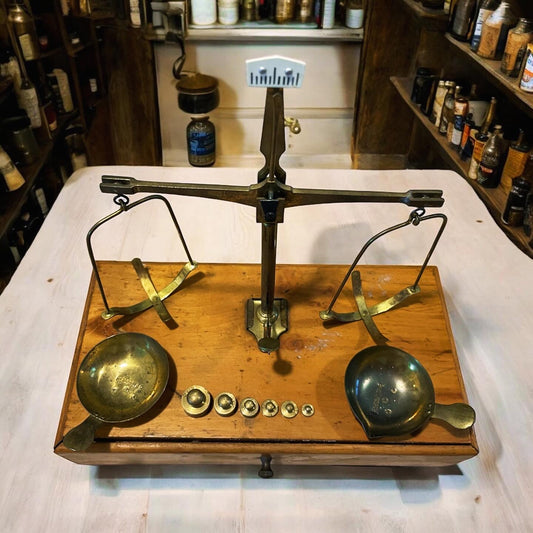 Antique goldsmith's scales