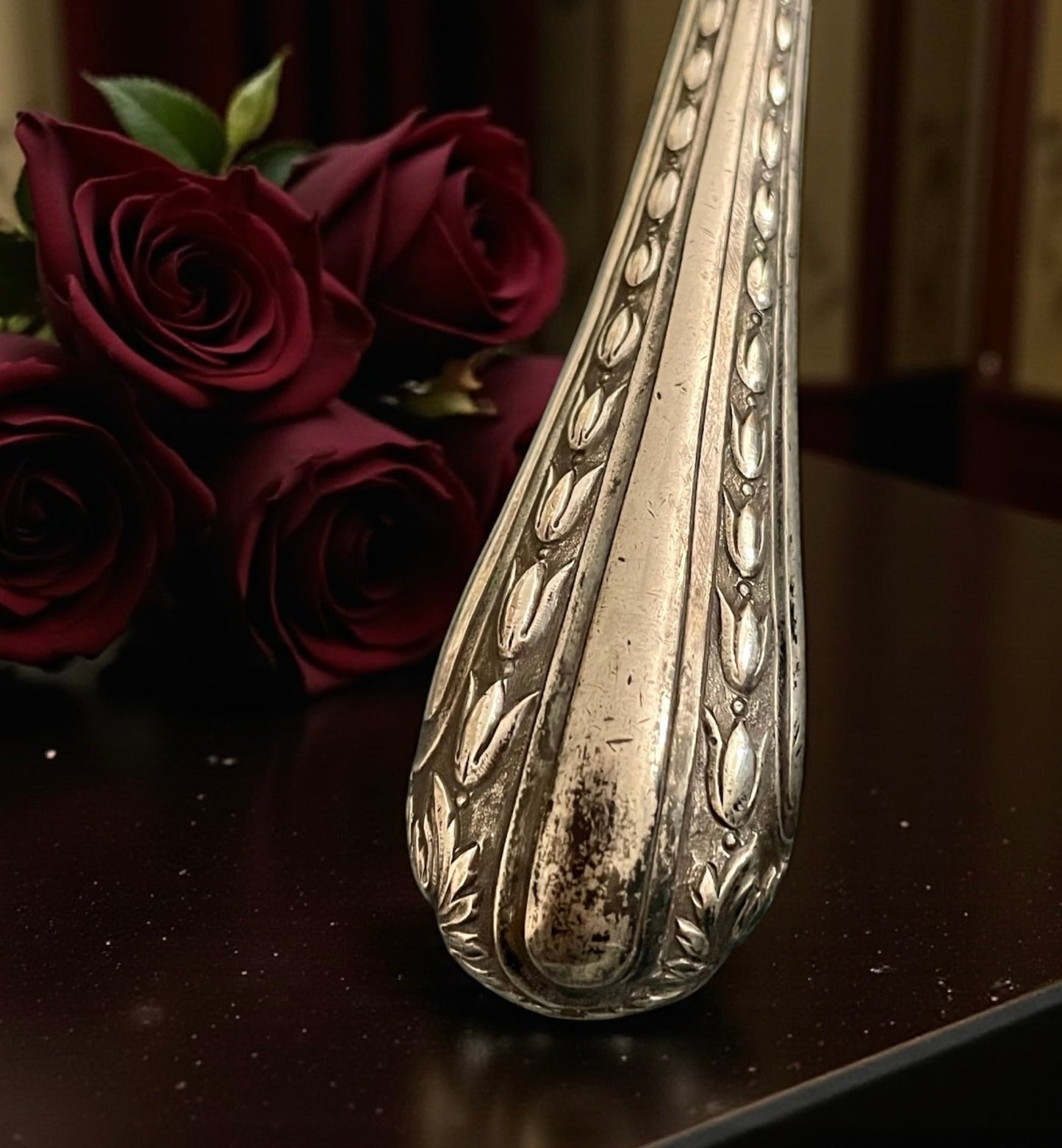 Antico tire-botte, tira lacci per stivaletti da donna con manico in argento, fine ‘800