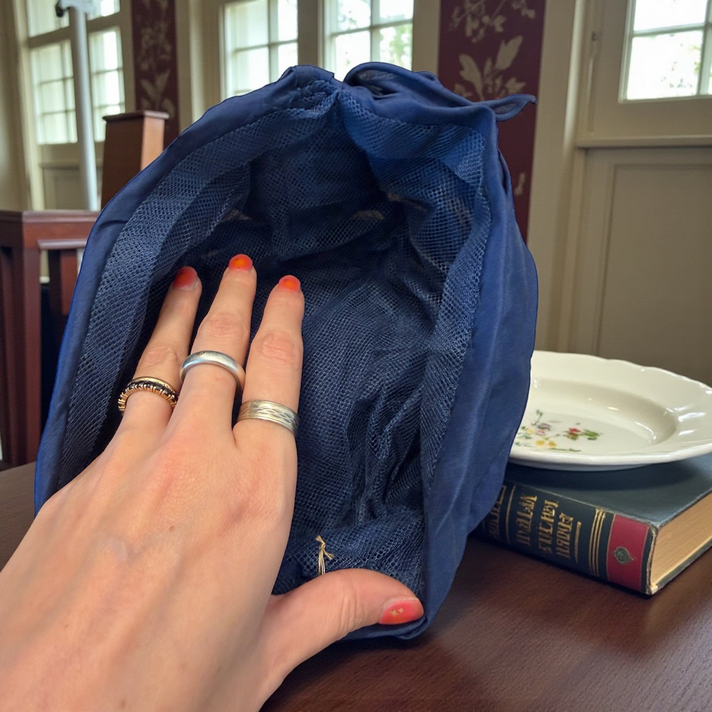 Cappellino antico a cloche morbida anni ‘20 ca