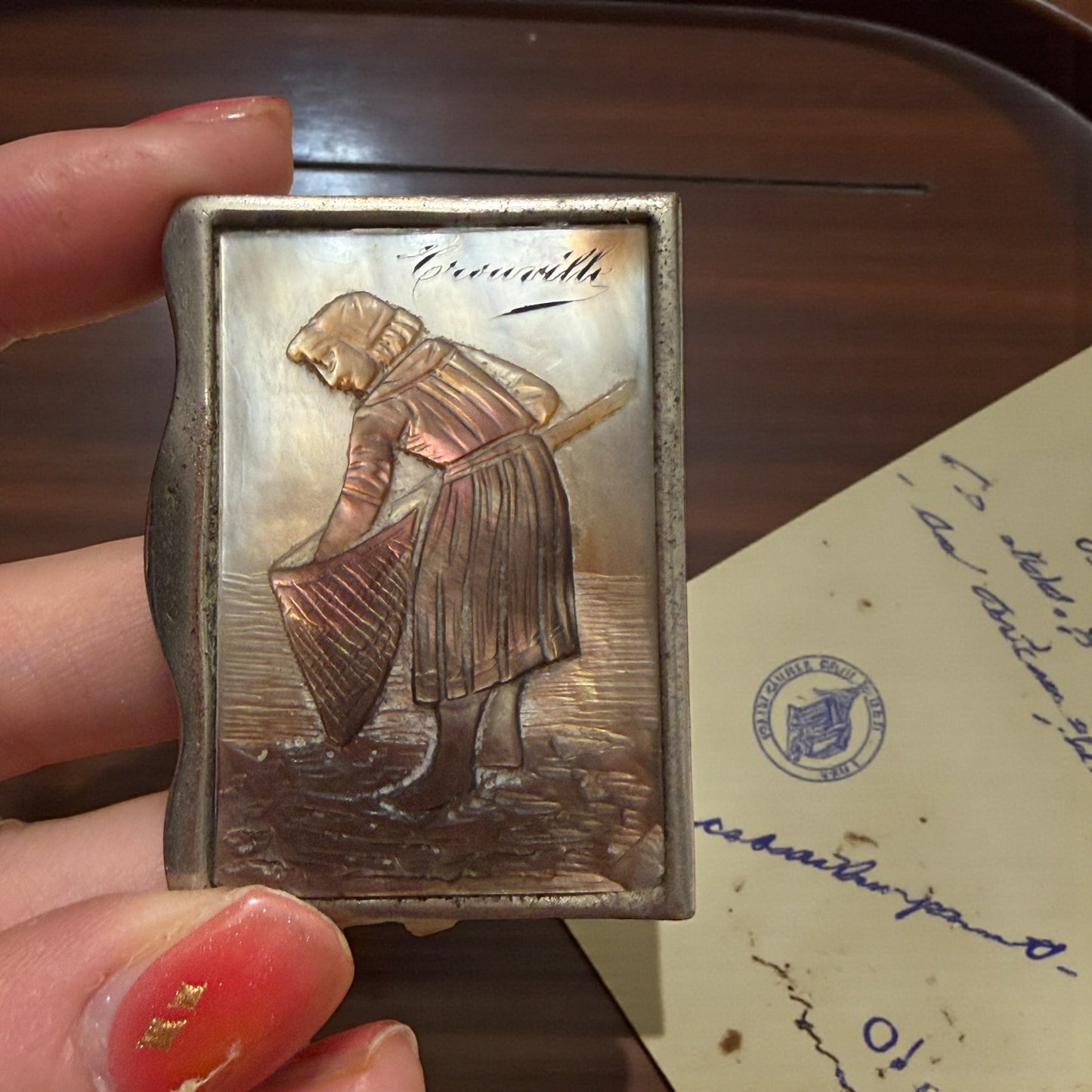 Vesta case antico lavorato in madreperla, Trouville primo ‘900