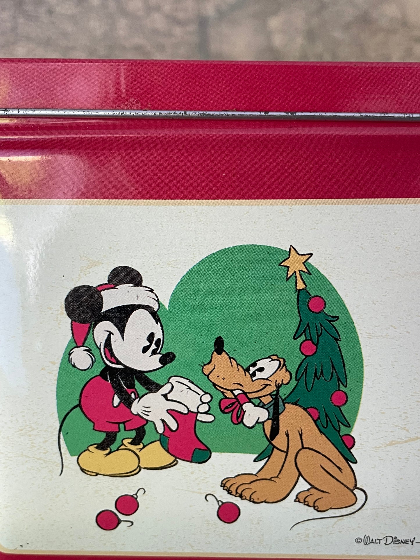 Scatola latta Disney anni 90 - 2000 Topolino e Pluto