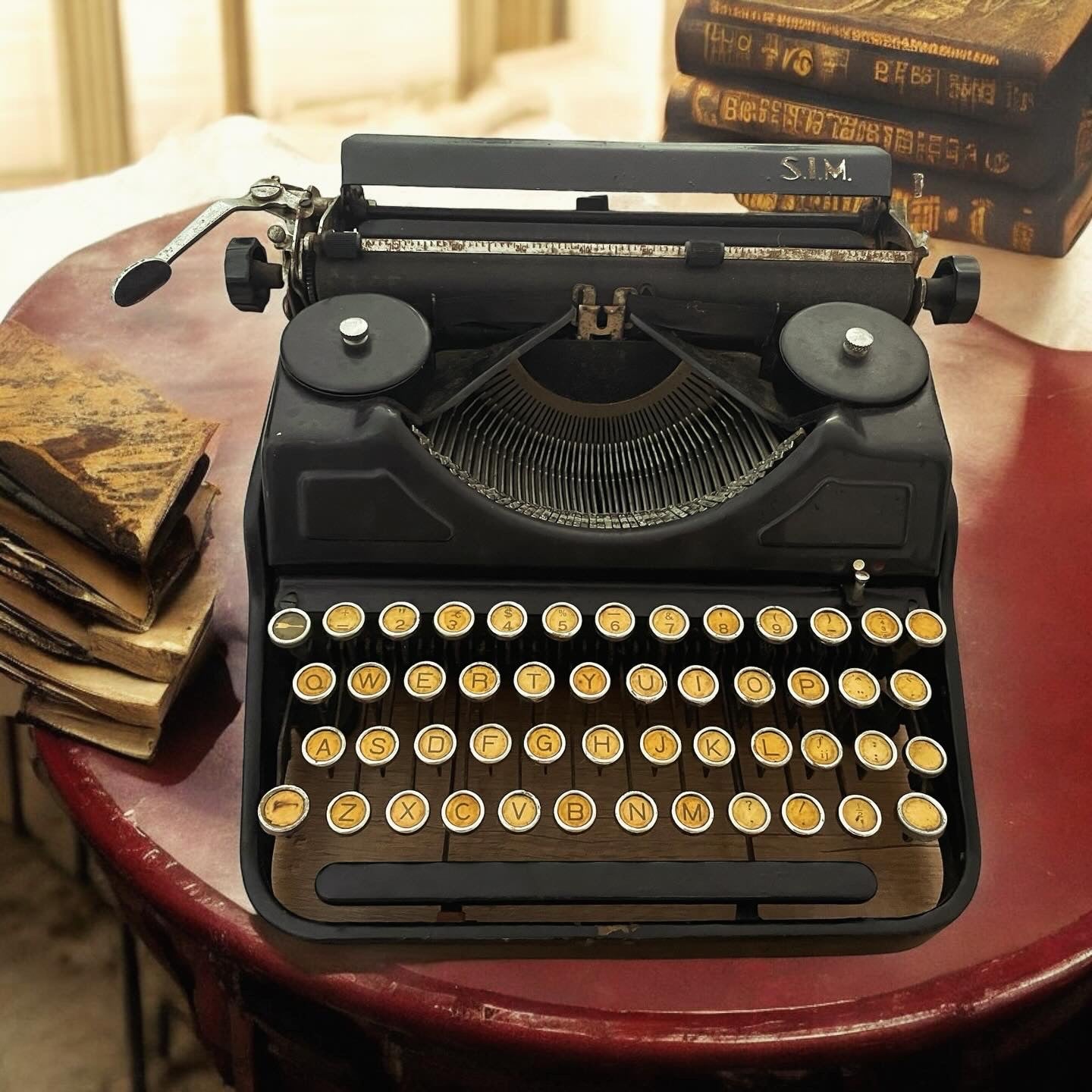 1930s Portable SIM Typewriter