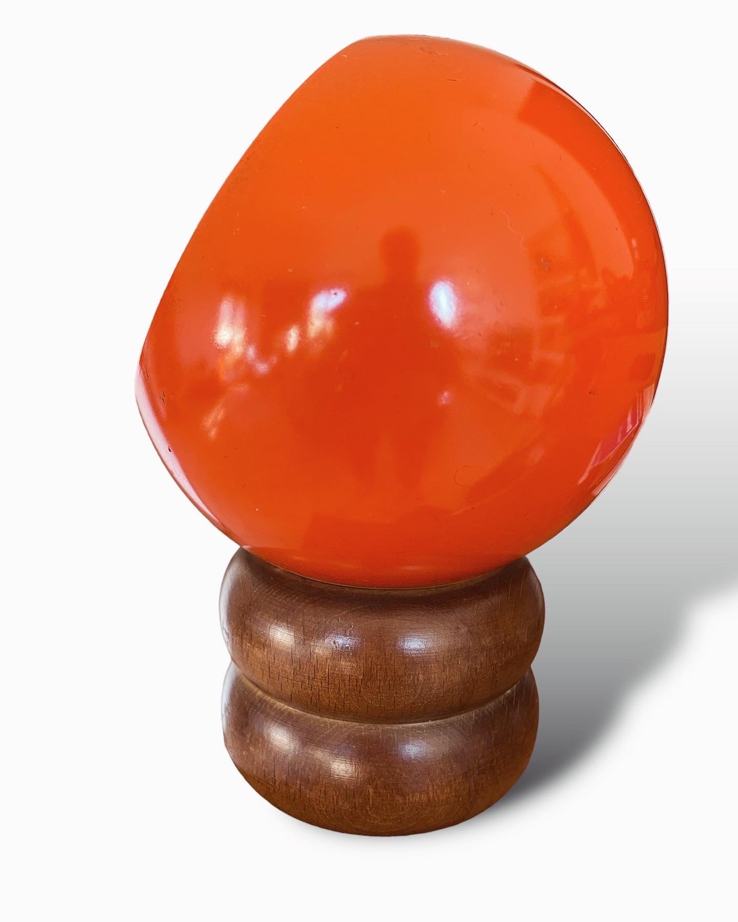 Orange table lamp from the 70s