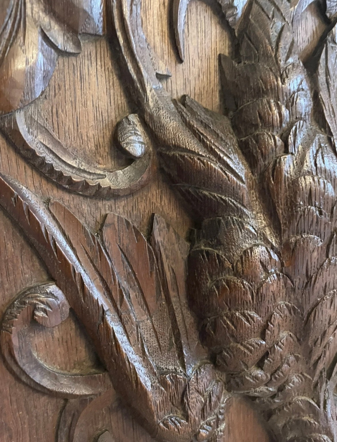 Coppia pannelli boiserie, tema venatorio, fine ottocento