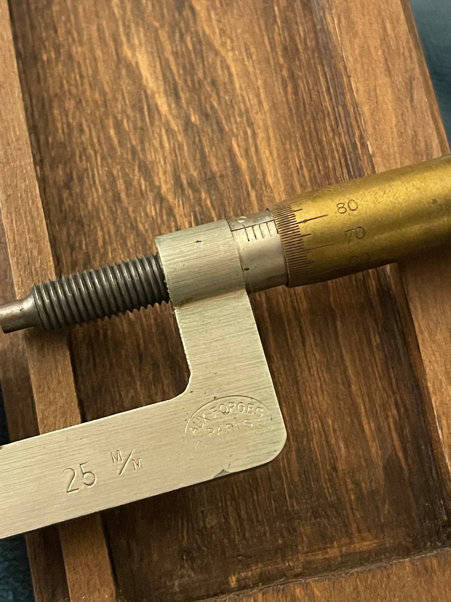 Antique micrometer caliper ￼