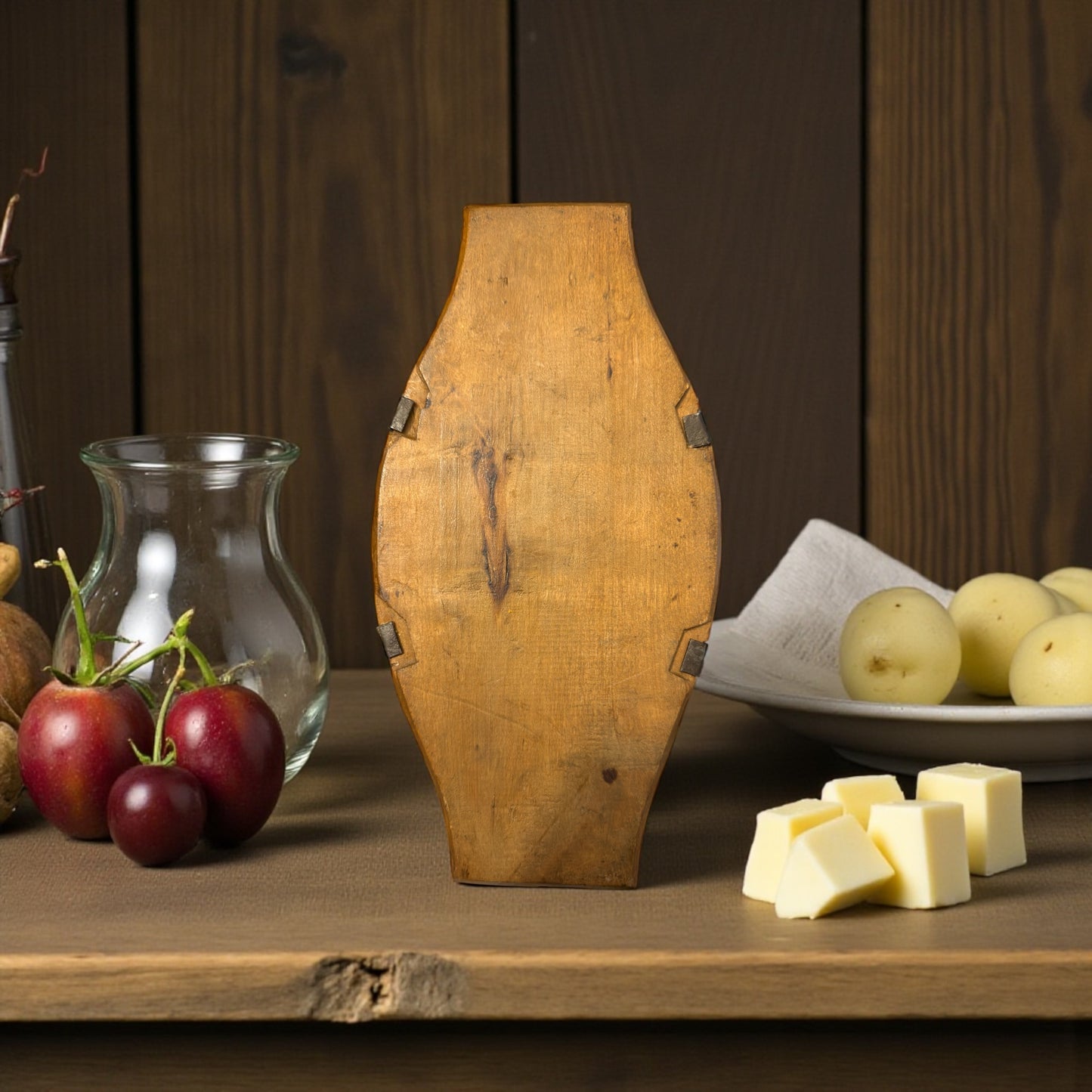 Grande antico stampo per burro, Alta Savoia ca primo ‘900