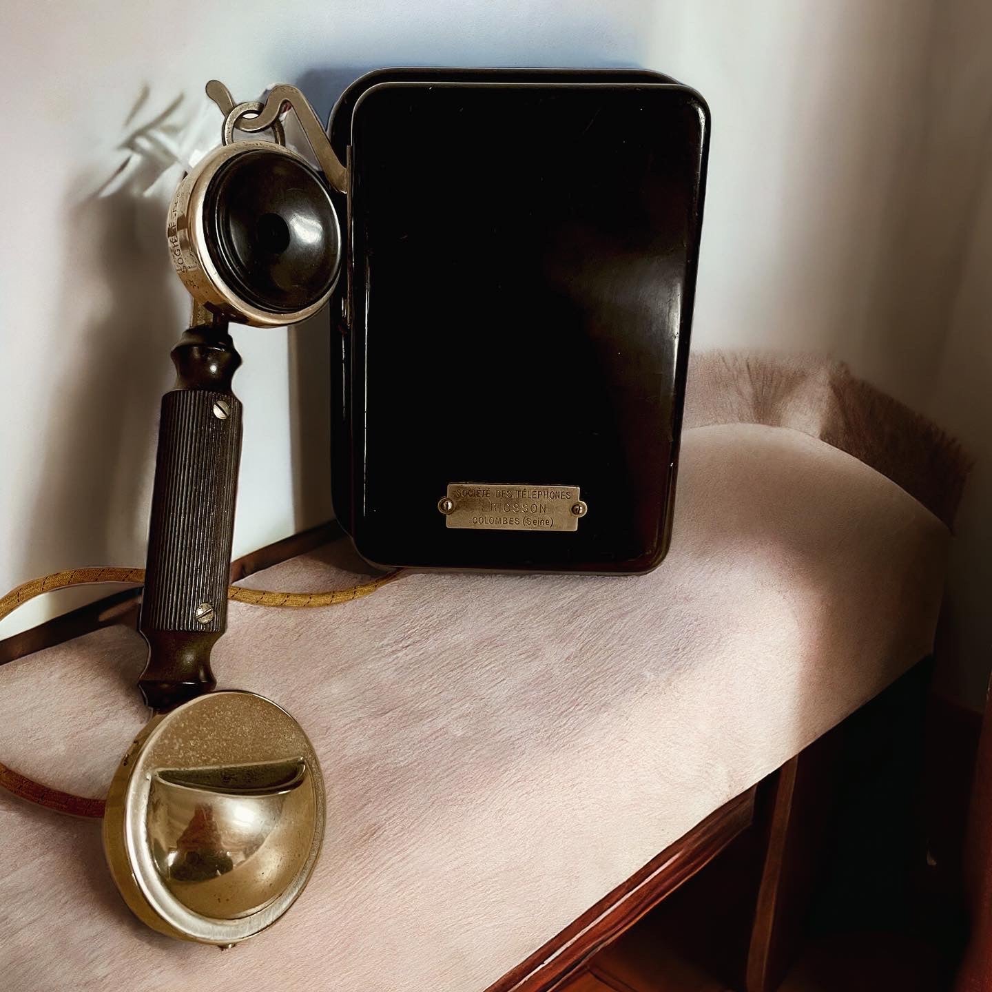 Antique Ericsson wall phone from the 1920s